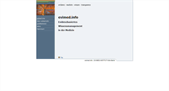 Desktop Screenshot of evimed.info
